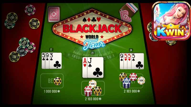 Hướng dẫn cách chơi Blackjack tại cổng game Kwin 